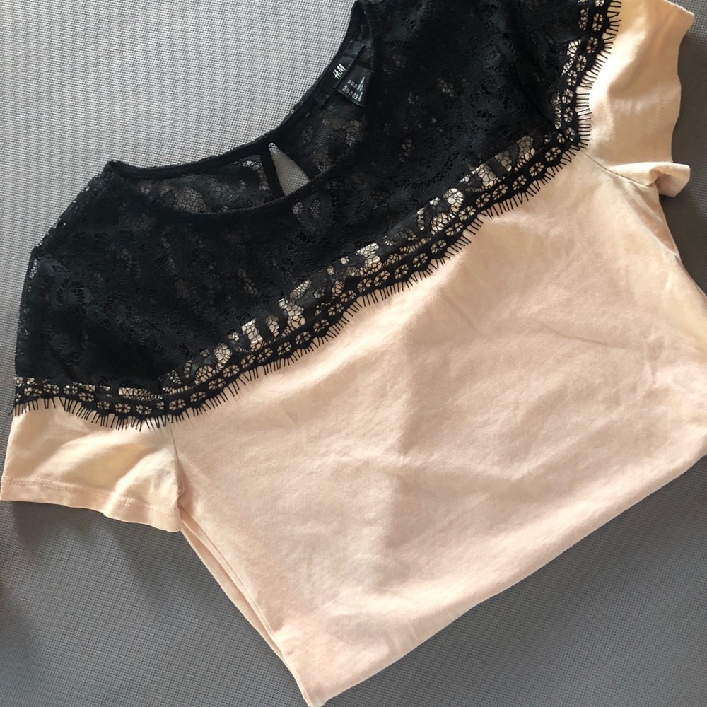 H&M Half Lace Top